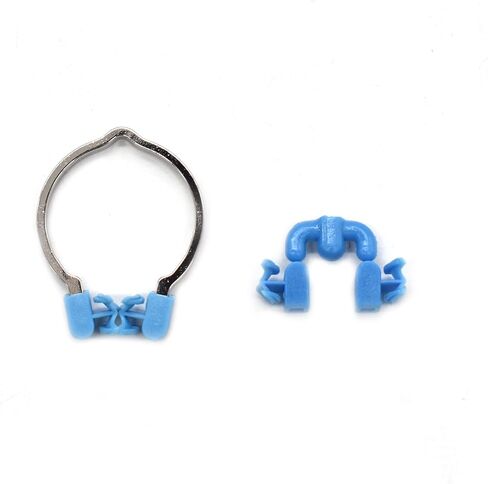 1 Set Dental Sectional Matrices Clip, Dental Matrix Sectional Contoured Matrices Clamps,Spring Clip,Forming Sheet Clip, Dentist Matrix Ring Tools (Type A) in Kuwait