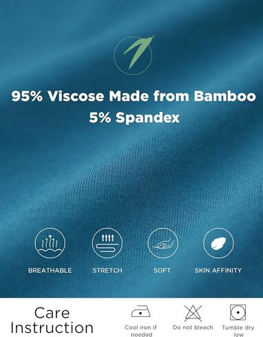 Bamboo Viscose Women's Nightgowns Half Sleeve Crew Neck Sleep Dress with Pockets in Kuwait