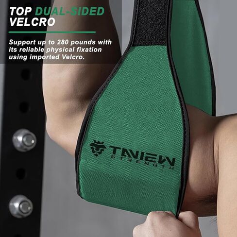 أشرطة Ab Slings المحمولة لشريط السحب المعلق لرفع الساق للياقة البدنية (أسود، زوج واحد) in Kuwait