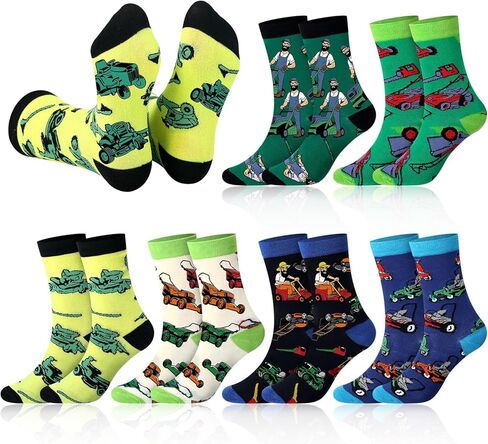 Haysandy 6 أزواج من جوارب جزازة العشب، جوارب طاقم جديدة هدايا للنساء والرجال، أفكار لأصدقاء العائلة، هدايا مضحكة للاختباء والبحث عن هدايا عيد الميلاد in Kuwait