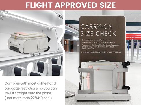 LOVEVOOK Carry On Luggage 22x14x9 Airline Approved with TSA Lock, Soft Suitcases with Spinner Wheels, 20 Inch Lightweight Travel Suitcases for Men and Women in Saudi Arabia
