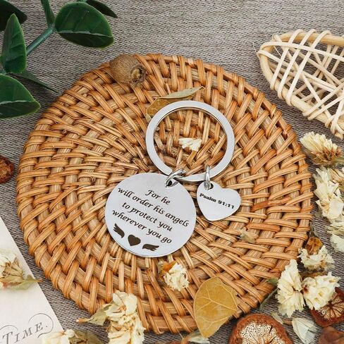 Christian Gifts,Bible Gifts,Christian Gifts for Men,Christian Keychain,Christian Gifts for Women,Religious Gifts for Women,Christian Gifts Bulk,Bible Verse Keychain,Baptism Gifts for Women in Saudi Arabia