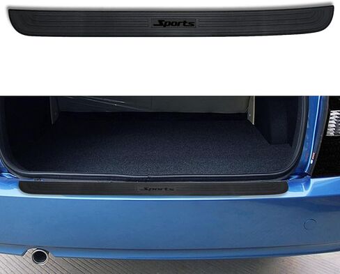 Car Rear Bumper Protector Guard, Universal Rubber Scratch-Resistant Trunk Door Sill Protector, Car Exterior Accessories Scratch-Resistant Rubber Guard Fit for Cars, SUVs in Saudi Arabia