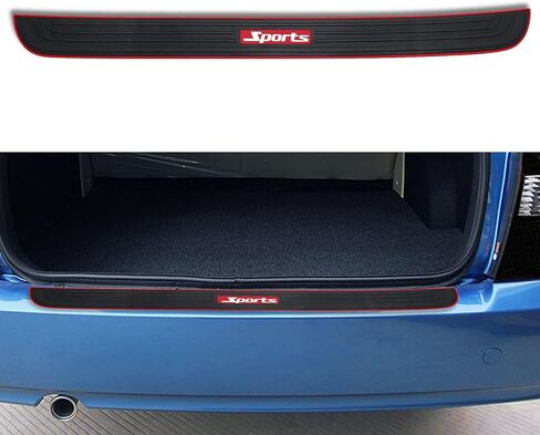 Car Rear Bumper Protector Guard, Universal Rubber Scratch-Resistant Trunk Door Sill Protector, Car Exterior Accessories Scratch-Resistant Rubber Guard Fit for Cars, SUVs in Saudi Arabia