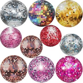 Disco Party Decorations - Neon Dance Cutout for Kids' Disco Birthday and Baby Shower Table Decor