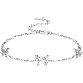 Palpitate Butterfly Bracelet Celtic knot Bracelet Sterling Silver Bracelets for Women Irish Celtic Jewelry Good Luck Jewelry Gifts