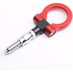 OCESTORE مسار سباق نمط سحب هوك سحب العين باستخدام الحاسب الآلي المسمار الألومنيوم على استبدال المصد الخلفي الأمامي لسلسلة 3 E36 E46 E90 E91 E92 E93 318 320 323 325 328 330 335 M3 1992 إلى 2012 (أحمر)