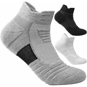 Ankle Athletic Socks Comfort Cushioned Breathable Compression Running Sports Socks Athletic Ankle Socks