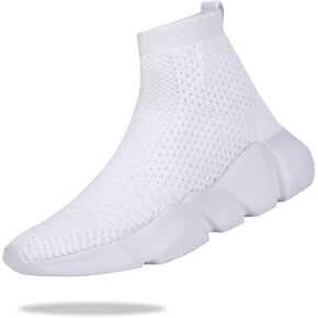 Santiro Boys Shoes Girls Sock Shoes High Tops Breathable Knit Slip On Shoes