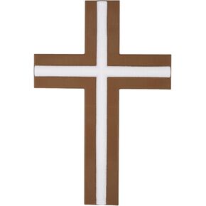 FXFSTEEL 11inch Wall Cross Crucifix Durable G10 Material Suitable for Indoor&Outdoor Ideal for Home Wall Decoration - Handmade Christians Cross Spiritual Religious Cross - Gift for Women/Men-Style F3