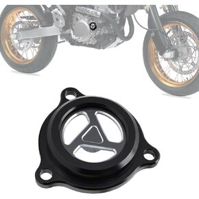 Engine Oil Filter Starter Cover Transparent Cap CNC for DRZ LTZ 400 DRZ400 DRZ400SM DRZ400S DRZ400E 00-24 LTZ400 03-13 LTR 450 06-09 Dirt Bike ATV Blue
