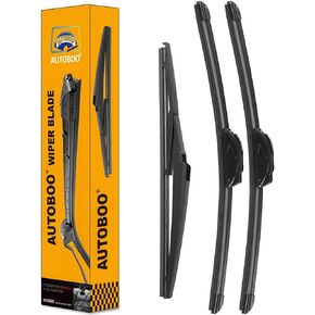 3 Wipers Replacement for Toyota Sienna 2021 2022 2023 2024 Windshield Wiper Blade with Rear 28"+20"+12inch