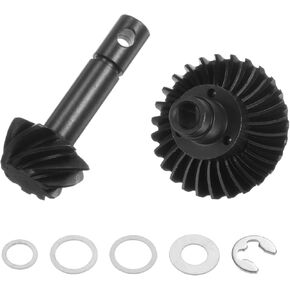 uxcell Steel Diff Gear Steel, 33T 8T Helical Gear RC Car, 1 Sets for SCX10
