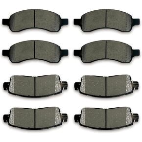 D1169 D883 Front & Rear Disc Brake Pads Kit For Buick Enclave 2008-2017,For Chevrolet Traverse 2009-2017,for Chevy SSR 2006,For GMC Acadia 2007-2016,For Saturn Outlook 2007-2010 8PCS