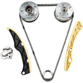 REVO Timing Chain Kit Replacement for Hyundai 12-17 Veloster Accent 12-16 Kia Rio Soul 1.6L G4FC
