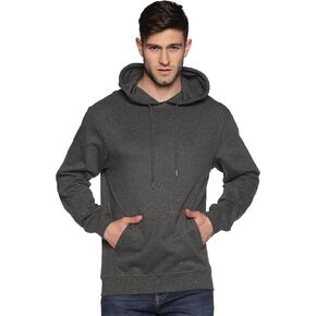 100% Cotton Hoodie For Men, Warm Fleece Pullover Hoodies Regular Fit Heavyweight Hooded Sweatshirts