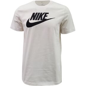 Nike Sportswear Mens Graphic T Shirt (Large, White/Black)