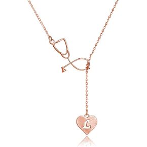 choice of all Nurse Necklace for Women Nurse Gifts Stethoscope Lariat Necklace Nursing Jewelry Trendy Stuff for Graduation Medical Student Doctor