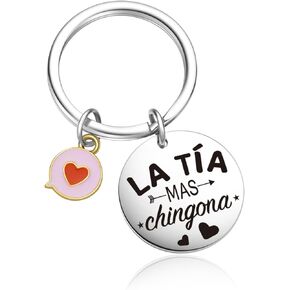 Aunt Mothers Day Keychain Titi Keychain From Niece Aunt Anniversary Jewelry