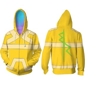 SHIKI David Martinez Hoodie Novelty Punk Hooded Jacket Zipper Pullover Sweatshirt Anime Edgerunner Cosplay Costume