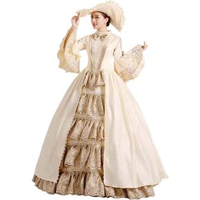 CountryWomen Women's Victorian Renaissance Queen Costumeoutfit Long Party Costumes Rococo Masquerade Long Costumeoutfits