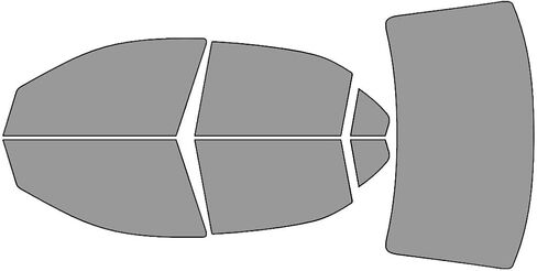 Rvinyl Window Tint Kit Compatible with Ford Fusion 2006-2012 - Complete Precut Kit - 20% in Saudi Arabia