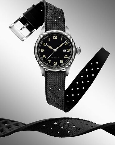 أحزمة ساعات من السيليكون سريعة الإصدار بنمط استوائي 18 مم، 20 مم، 22 مم للرجال والنساء، أحزمة ساعات مطاطية بديلة ناعمة قابلة للتنفس ومقاومة للماء، أحزمة ساعات رياضية in Kuwait