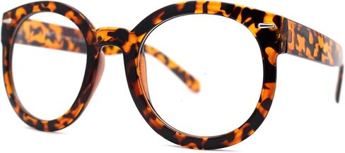 SA106 Oversized Round Thick Horn Rim Sunglasses in Kuwait