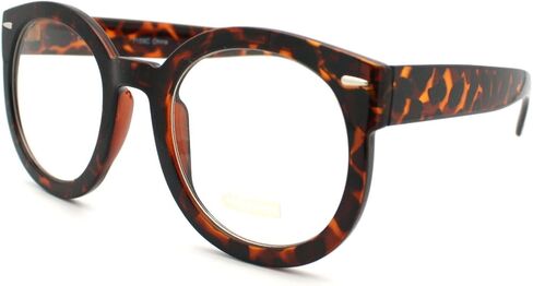SA106 Oversized Round Thick Horn Rim Sunglasses in Kuwait