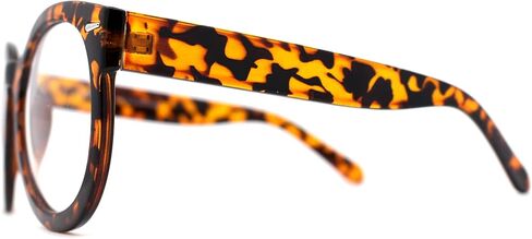 SA106 Oversized Round Thick Horn Rim Sunglasses in Kuwait