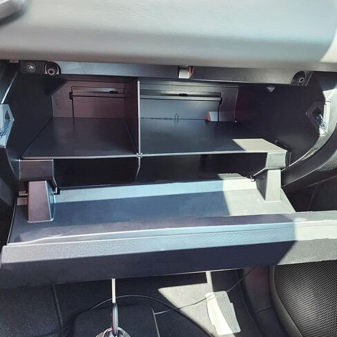 منظم فواصل صندوق القفازات EDBETOS متوافق مع Toyota Tacoma 2016 2017 2018 2019 2020 2021 2022 2023 ملحقات صندوق إدراج ABS للتخزين الثانوي in Kuwait