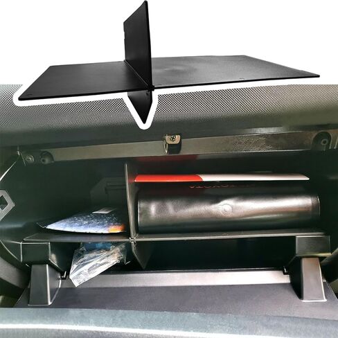 منظم فواصل صندوق القفازات EDBETOS متوافق مع Toyota Tacoma 2016 2017 2018 2019 2020 2021 2022 2023 ملحقات صندوق إدراج ABS للتخزين الثانوي in Kuwait