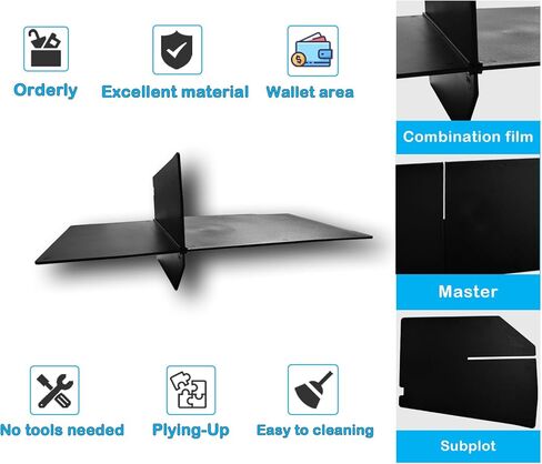 منظم فواصل صندوق القفازات EDBETOS متوافق مع Toyota Tacoma 2016 2017 2018 2019 2020 2021 2022 2023 ملحقات صندوق إدراج ABS للتخزين الثانوي in Kuwait