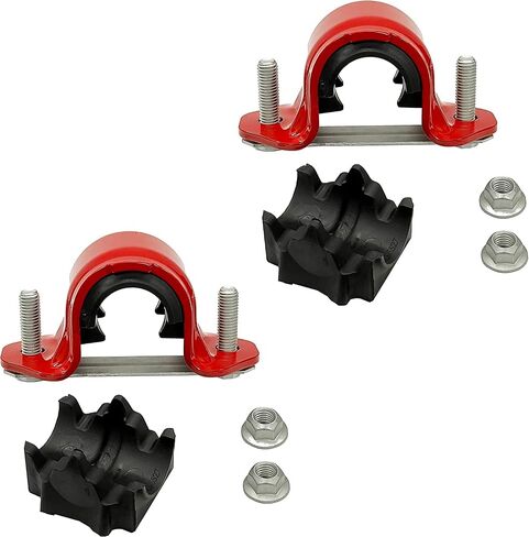 Suspension Dudes 4 PC Front Stabilizer Sway Bar CODE RED EXTREME OEM Bracket/Bushing Kit FITS F-150 2009-2014, K200846 Bushings Made In USA in Saudi Arabia