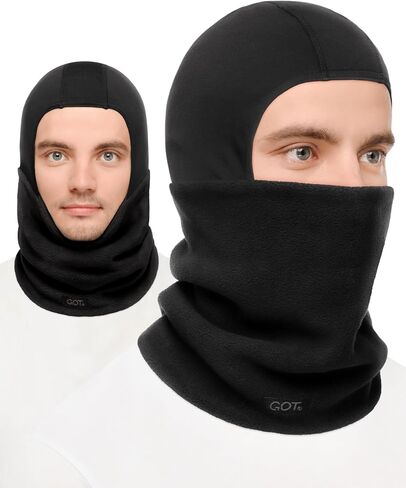 قناع تزلج جوت سبورتس للرجال - بالاكلافا مع صوف لتدفئة الرقبة للطقس البارد - قناع شيستي مقاوم للرياح للتزلج على الجليد in Saudi Arabia