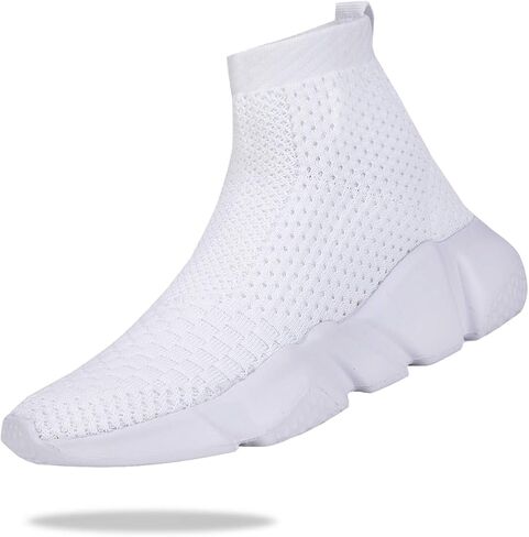 Santiro Boys Shoes Girls Sock Shoes High Tops Breathable Knit Slip On Shoes in Kuwait