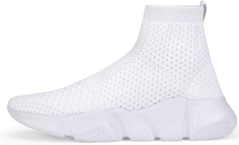 Santiro Boys Shoes Girls Sock Shoes High Tops Breathable Knit Slip On Shoes in Kuwait