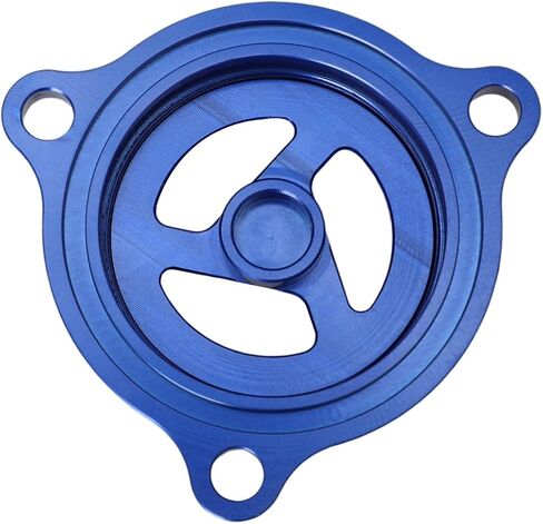 Engine Oil Filter Starter Cover Transparent Cap CNC for DRZ LTZ 400 DRZ400 DRZ400SM DRZ400S DRZ400E 00-24 LTZ400 03-13 LTR 450 06-09 Dirt Bike ATV Blue in Kuwait