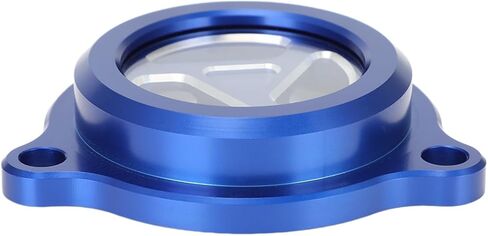 Engine Oil Filter Starter Cover Transparent Cap CNC for DRZ LTZ 400 DRZ400 DRZ400SM DRZ400S DRZ400E 00-24 LTZ400 03-13 LTR 450 06-09 Dirt Bike ATV Blue in Kuwait