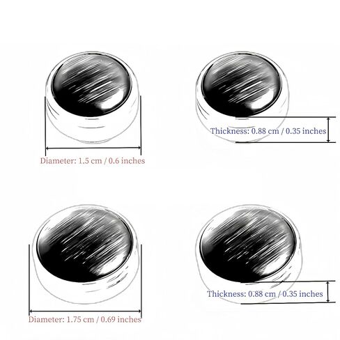 4pcs Button cover for Mens Cat's Eye Effect Button covers Dress Shirt and Tux Shirt Accessories Cufflink alternatives Birthday Christmas Wedding Gifts in Kuwait