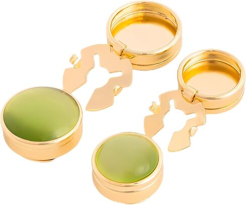 4pcs Button cover for Mens Cat's Eye Effect Button covers Dress Shirt and Tux Shirt Accessories Cufflink alternatives Birthday Christmas Wedding Gifts in Kuwait