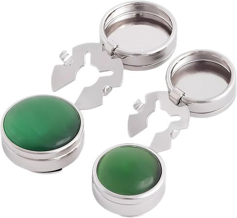 4pcs Button cover for Mens Cat's Eye Effect Button covers Dress Shirt and Tux Shirt Accessories Cufflink alternatives Birthday Christmas Wedding Gifts in Kuwait
