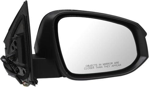 Right Passenger Side Mirror Assembly Compatible with RAV-Four 2013-2015 Textured Black Side Door Mirror with Power Adjustment Rearview Mirror Replace 87910-42B70 (3Pins Black) in Kuwait