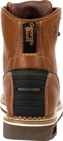 Georgia Boot Men's Brown Amp Lt Wedge Industrial Boot in Kuwait