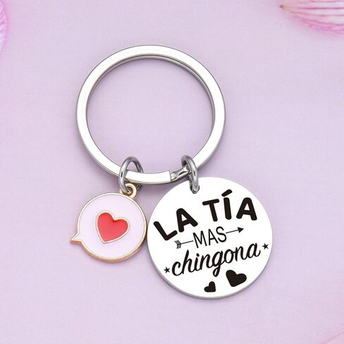 Aunt Mothers Day Keychain Titi Keychain From Niece Aunt Anniversary Jewelry in Saudi Arabia
