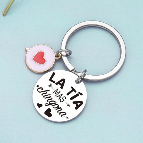 Aunt Mothers Day Keychain Titi Keychain From Niece Aunt Anniversary Jewelry in Saudi Arabia