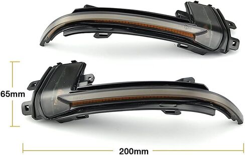 2pcs Dynamic Sequential Blink LED Side Mirror Turn Signal Light Assembly Compatible with Au-di A6 A3 8P A4 A5 B8.5 RS3 RS4 RS5 in Saudi Arabia