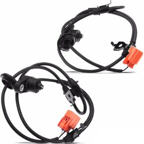 2X Front Left & Right ABS Wheel Speed Sensor for Acura MDX 2001-2002, Honda Pilot 2003-2004 57455-S3V-A02 57450-S3V-A01