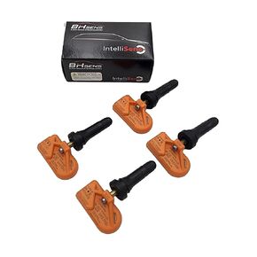 Lot of 4 UVS7051 315/433MHZ Dual Band Universal Sensor Rubber Valve, orange