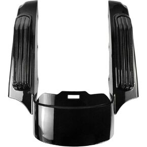 HDBUBALUS Motorcycle Rear Fender Fascia LED Light Fit for Harley Touring Road Glide Street Glide Electra Glide Road King Ultra Limited 14-2023 Gloss Black